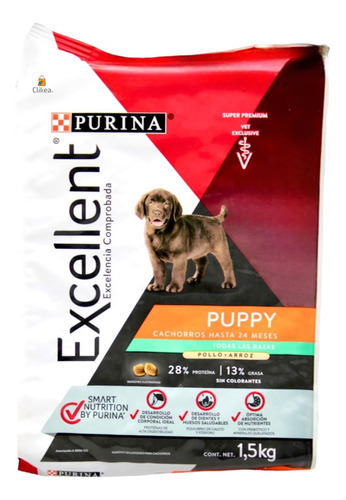 Alimento Excellent Puppy Raza Mediana Y Grande  1.5kg