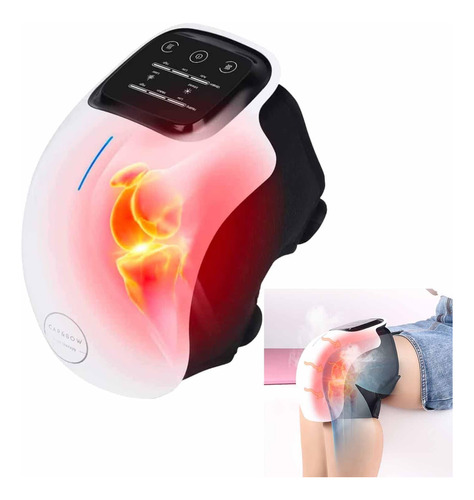 Knee Massager, Infrared Heat And Vibration Knee Pain Relief