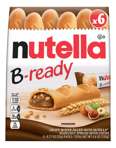 Pack Nutella Biscuits 276g + Nutella B-ready 132g