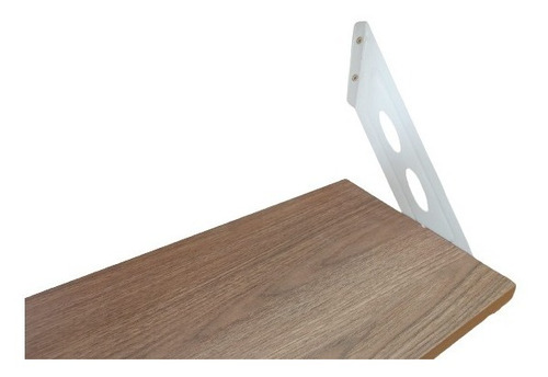 Imagen 6 de 6 de Estante Melamina 80x40 Con Mensulas Laterales