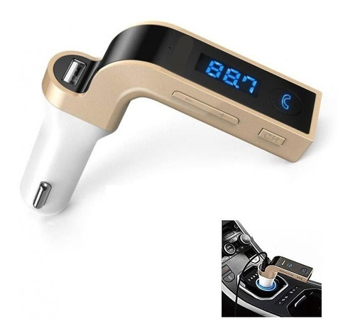 Transmisor Fm Bluetooth Auto Transmisor De Radio Usb Reprodu