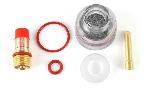Kit Tig Gás Lens Com Bocal De Vidro Com 6 Peças Wp-9