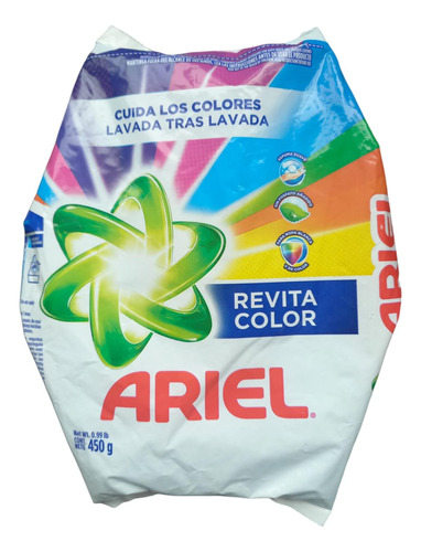 Jabon Ariel Revota Color X 450 G - Kg a $20