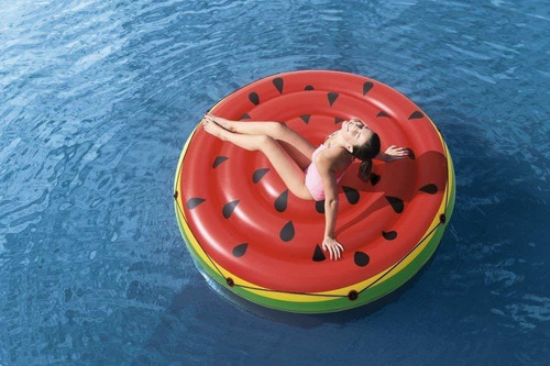 Imagen 5 de 9 de Colchoneta Inflable Sandia 188cm Bestway Pce 43140 Bigshop