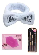 Comprar Set Vincha Maquillaje + Set X 5u Brochas + Mascarilla Labios