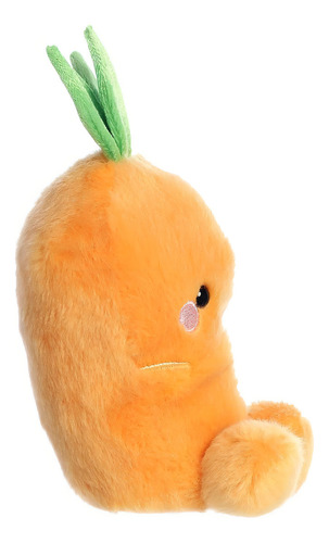 Peluche Con Forma De Zanahoria Suavecito Color Naranja
