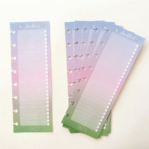 Refil Para Caderno De Disco - Checklist Colors - Octo