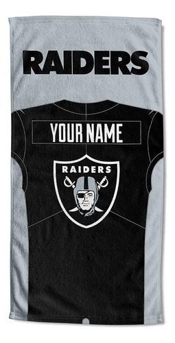 Toalla De Playa Personalizada De Vegas Raiders De Nfl, ...