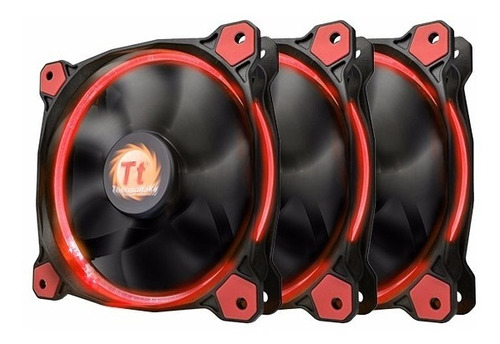 Thermaltake Ventilador Fan Cooler Riing 120m Red Pack X Ppct