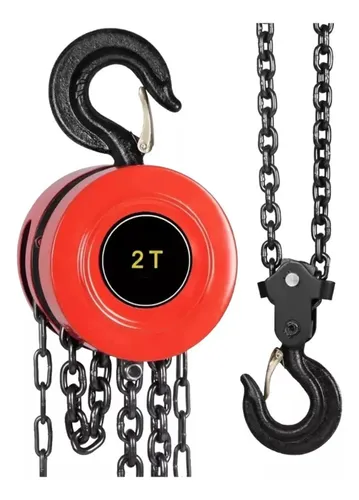 comprar Elevador Manual Cadena Trinquete 2 Ton