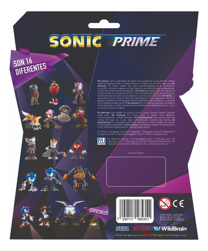 Set De Figuras Sonic The Headgehog 3 Pack