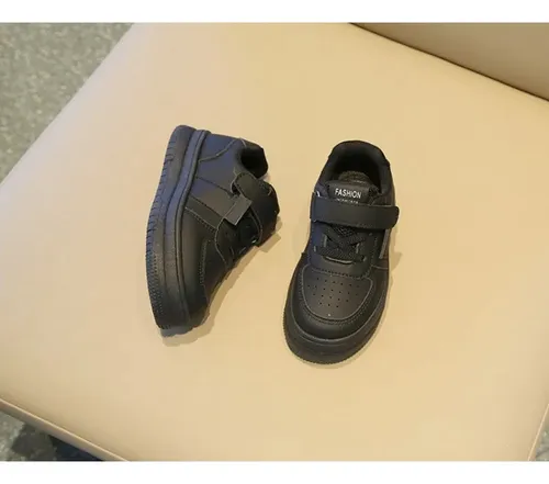 Zapatos Antideslizantes For Niños De Color Puro De Moda