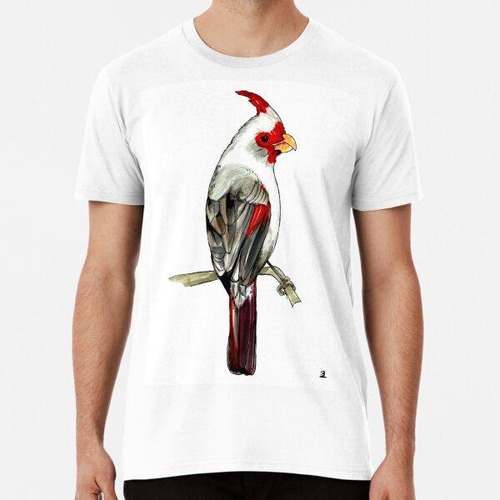 Remera Cardenal Del Desierto De Pirruloxia Algodon Premium