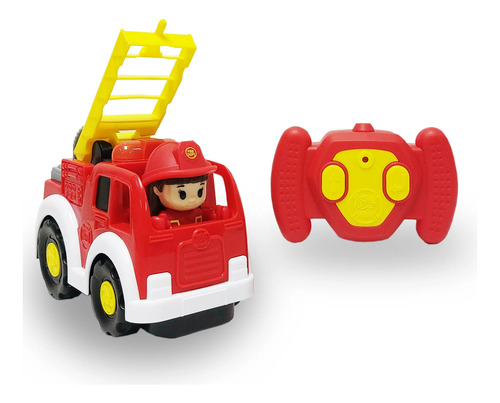 Kid Connection Camión De Bomberos Rc Con Luces Y Bombero