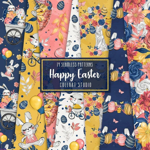 Papeles Fondos Digitales - Happy Easter_pp