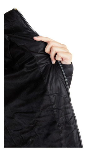 Imagen 2 de 6 de Campera Mujer Inflable Capucha Oculta Y Talle Especial