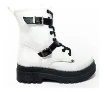 Comprar Botitas De Nena Borcegos Zapatos Niña Botas Acordonados Bajo