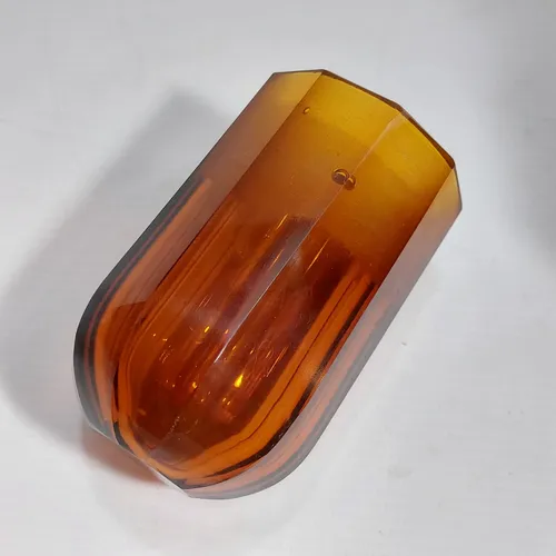 Antiguo Frasco Farmacia Cristal Con Vaso Mag 63717 (Usado)
