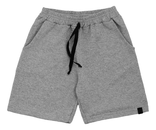 Kit 4 Bermudas Moletom Infantil Menino Com Bolso 4/6/8/10/12