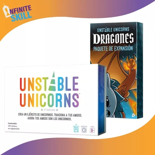 Unstable Unicorns Y Expansión Dragones En Español