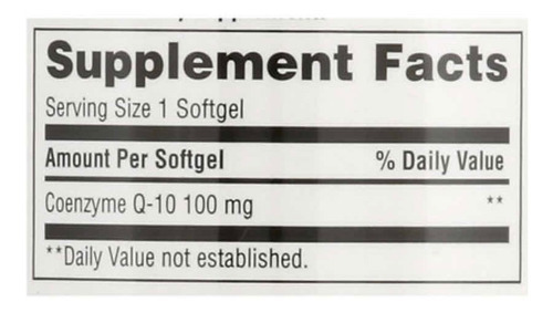 Co Q10 Walgreens Para La Salud Cardiovascular 100 Mg Sabor Sin Sabor