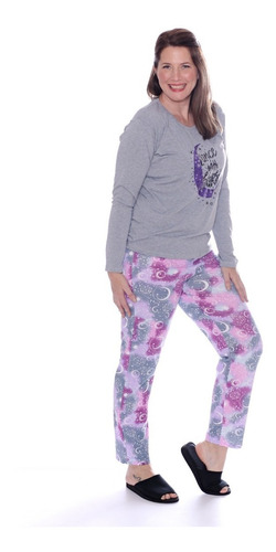 Imagen 5 de 8 de Pijama Mujer Invierno Art 623