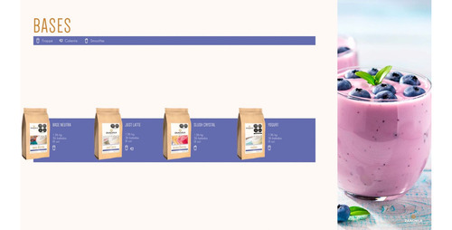 Zaachila-gourmet Sabor: Just Latte Base Frappe Con1.36kg