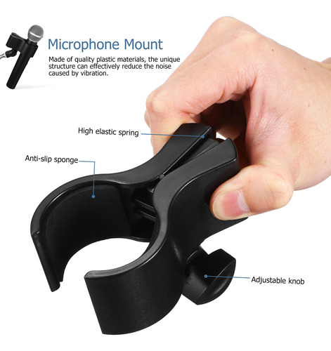 .s A Wireless Mic Clip, Support For Micrófono, 3