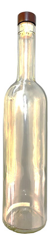 Paq 96 Botella Vidrio Vallarta De 750 Ml (con Corcho)