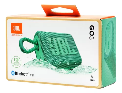 Altavoz bluetooth JBL GO 3 Eco Verde