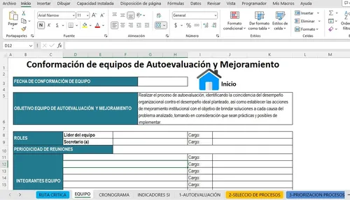 Formato Registro Ruta Crítica Pamec - Sistema Información