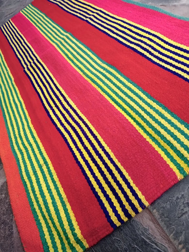 Imagen 5 de 5 de Alfombras Para Pasillos Rectangulares Tejidas Telar Aguayo