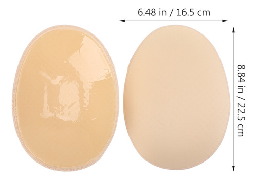 1 Par De Almohadillas De Silicona Para Glúteos Reutilizables