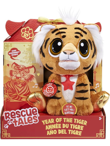 Rescues Tales Year Of The Tiger Interactivo Peluche ( 30 Cm 