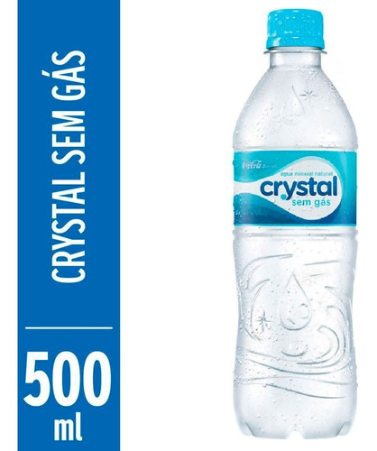 Kit Com 12 Unidades De Água Mineral Sem Gás Crystal 500ml