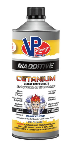 Vp Racing Cetanium (aumentador De Potencia Motores Diesel)