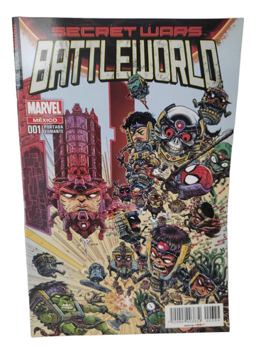 Secret Wars Battleworld 01 Editorial Televisa Variante