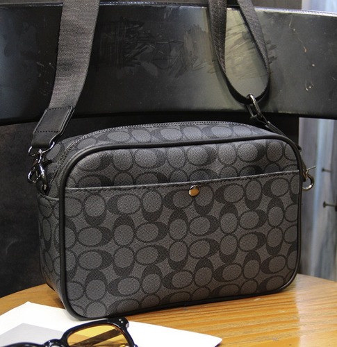 Bolso desmontable de estilo casual para hombre color negro