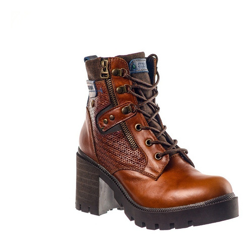 Bota Casual Para Mujer San Polos Ref Ek-521 Miel