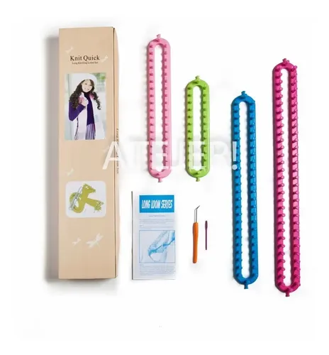 Kit 4 Telares Bastidor Tejido Loom Telar Rectangular | Envío gratis