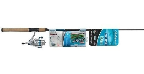 Combo Caña + Carrete Pesca Bajura Shakespeare Dk Tiendas