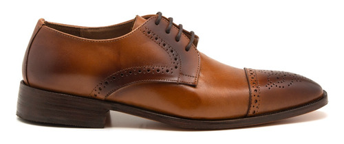 Zapatos De Cuero Para Hombre Marrones - Modelo Salzburgo