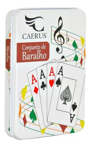 Jogo Baralho lata 108 cartas