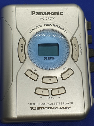 Reproductor De Cassetes De Radio Estéreo Panasonic Rq-cr07v