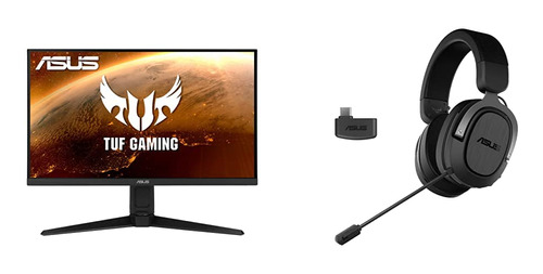 Tuf Gaming Monitor Hdr 27  Auricular Inalambrico H3