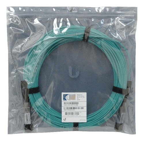 Cable De Fibra Óptica Directa Ubiquiti 30mt Sfp+ Clickbox