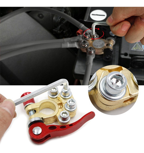 Terminales De Batería De Coche De 12 V Y 24 V, Abrazaderas,