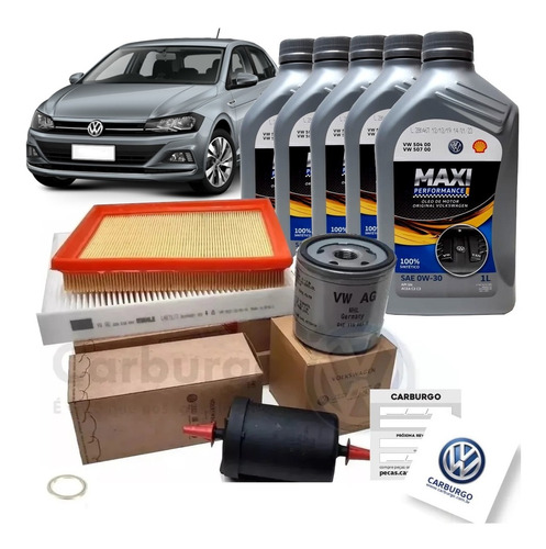 Kit Revisão + Correias Originais Vw Polo Virtus 1.6msi