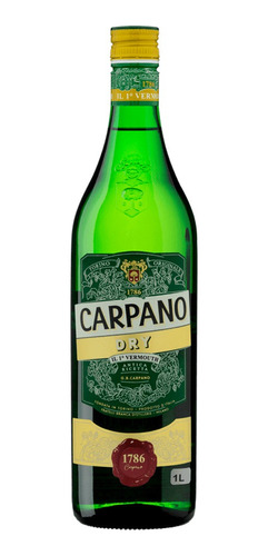 Vermute Dry Carpano Garrafa 1l