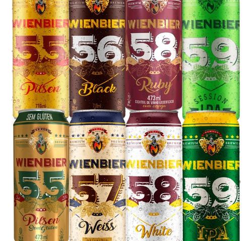 Kit Degustação Wienbier Latas De 710ml (12un) 